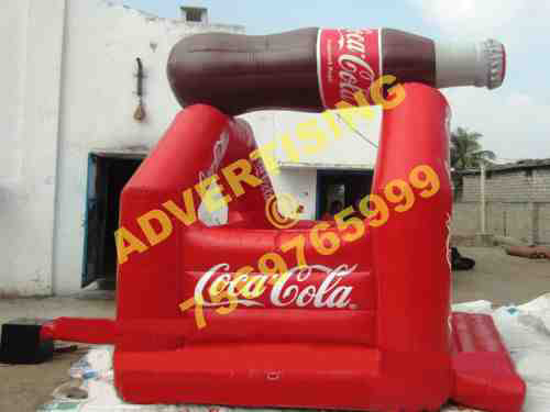 coca-cola inflatable bouncy